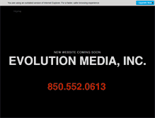 Tablet Screenshot of evolutionmedia.tv